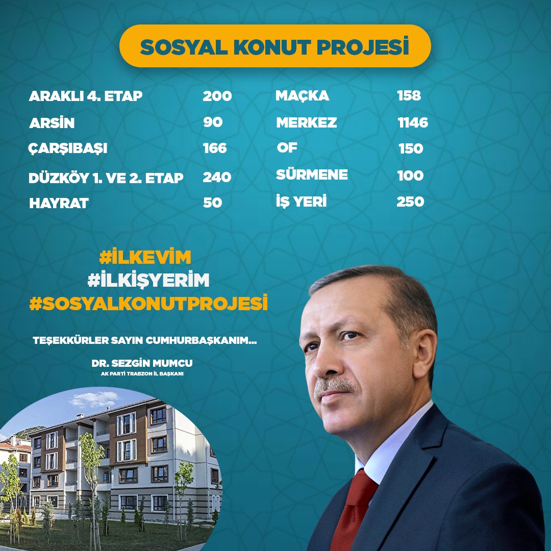 Yüzyılın Sosyal Konut Projesi: Yaparsa AK Parti Yapar!