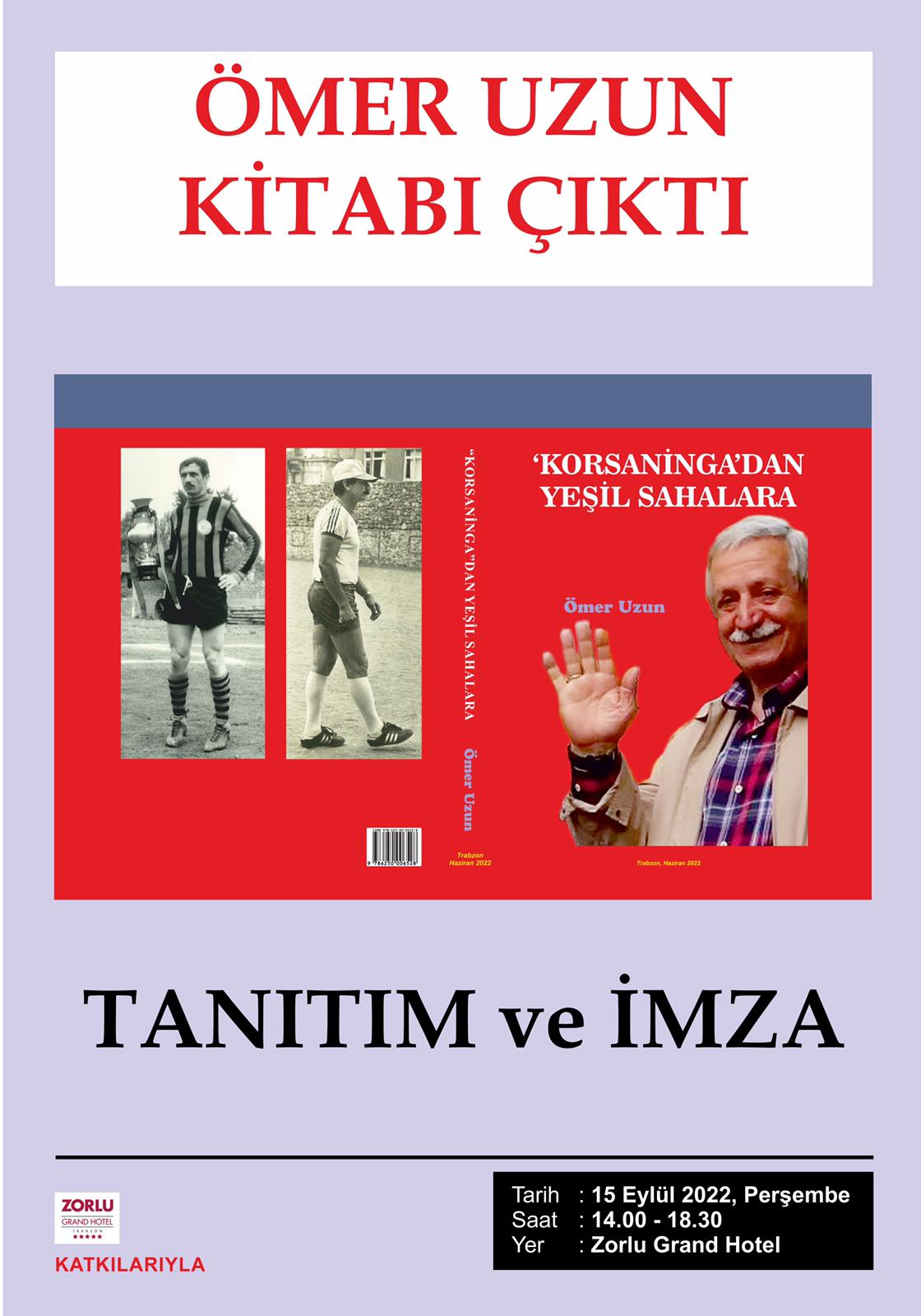 Trabzon'da “Korsininga’dan Yeşil Sahalara” kitapseverlerle buluştu