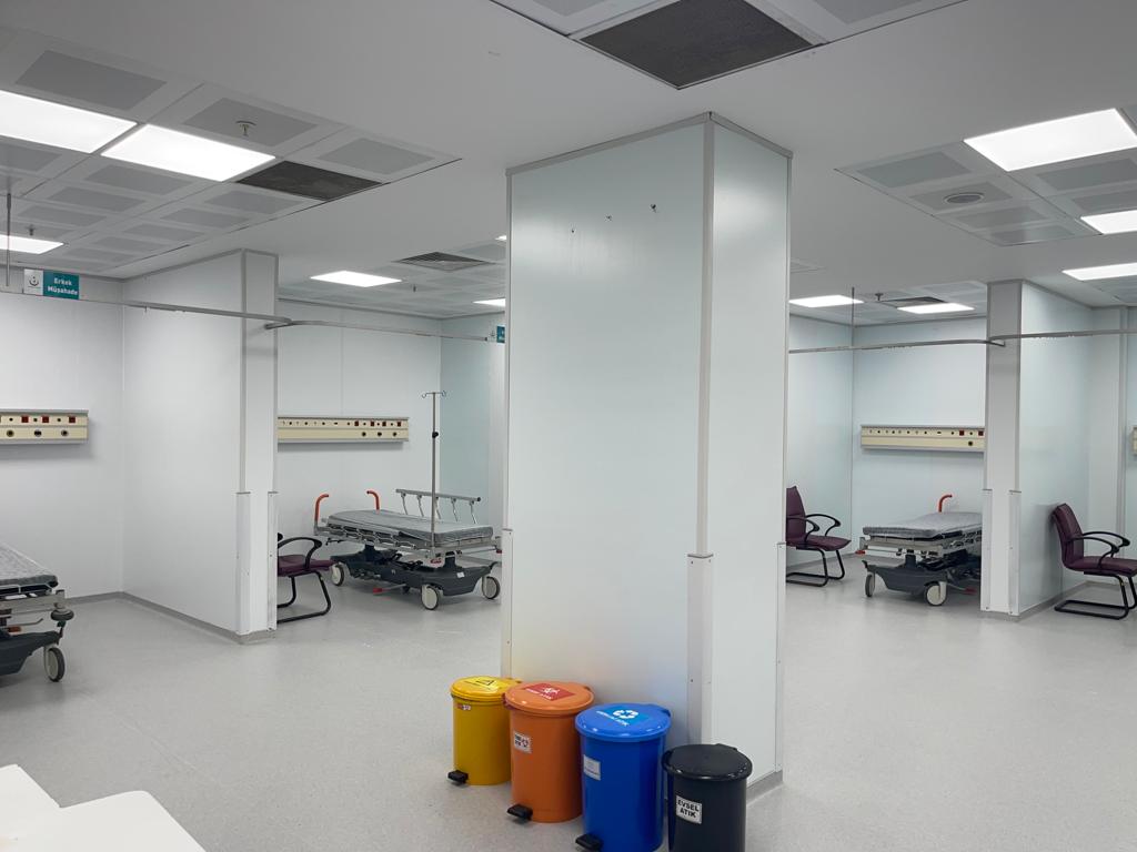 Akçaabat Haçkalı Baba Devlet Hastanesinde o bölümler yeniden hizmete başladı