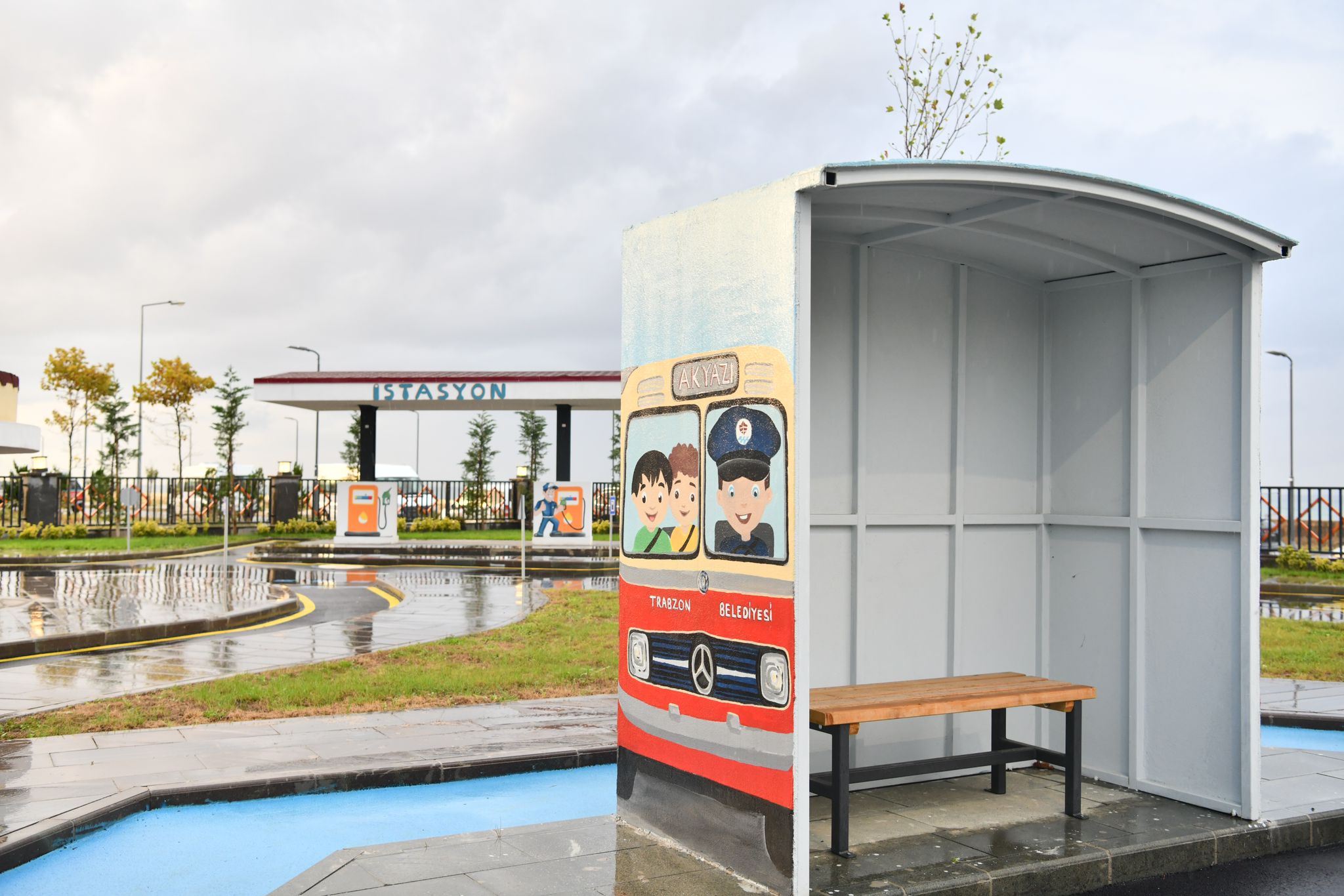 Trabzon'da çocuk trafik eğitim pisti açıldı!