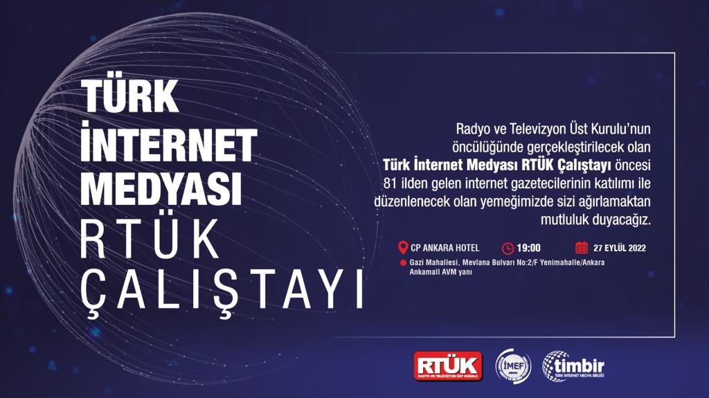 RTÜK İnternet Medyası Çalıştayı yapılacak