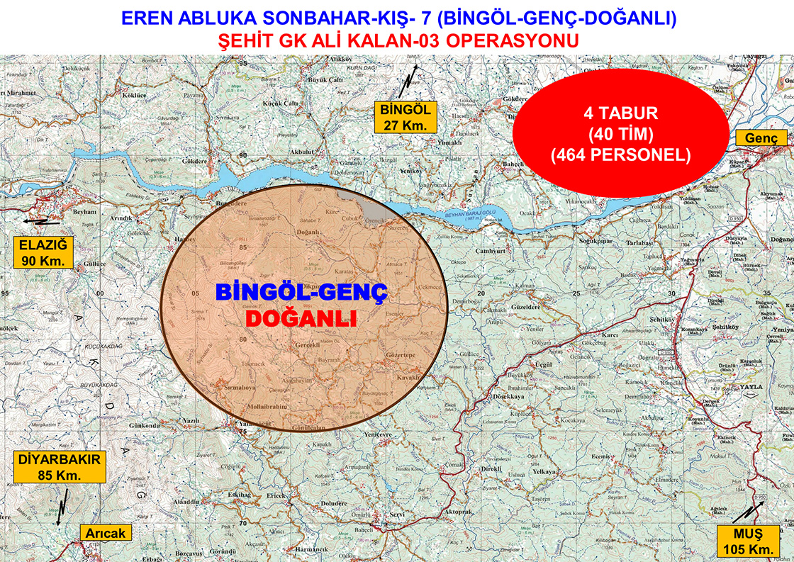 Bingöl'de 464 personelle operasyon! 