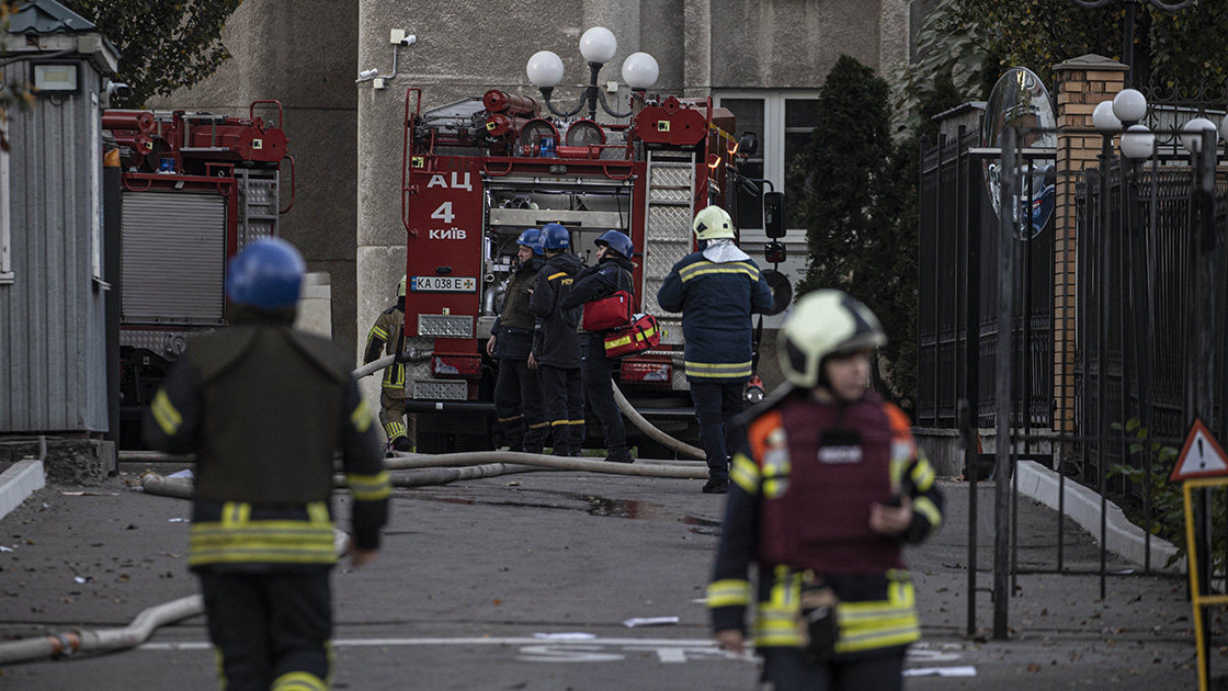 Ukrayna'nın başkenti Kiev'e insansız hava araçlarıyla saldırılar düzenlendi