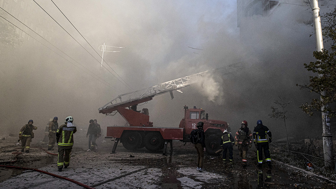 Ukrayna'nın başkenti Kiev'e insansız hava araçlarıyla saldırılar düzenlendi