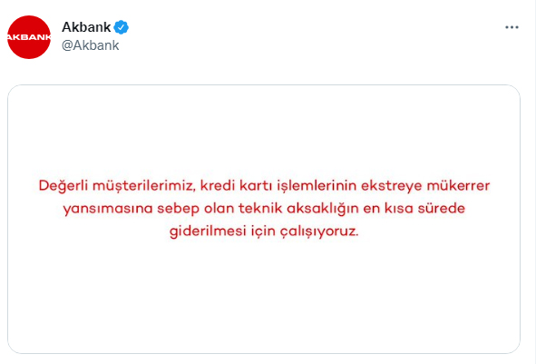 Akbank çöktü mü? Kredi kartlarında sorun…