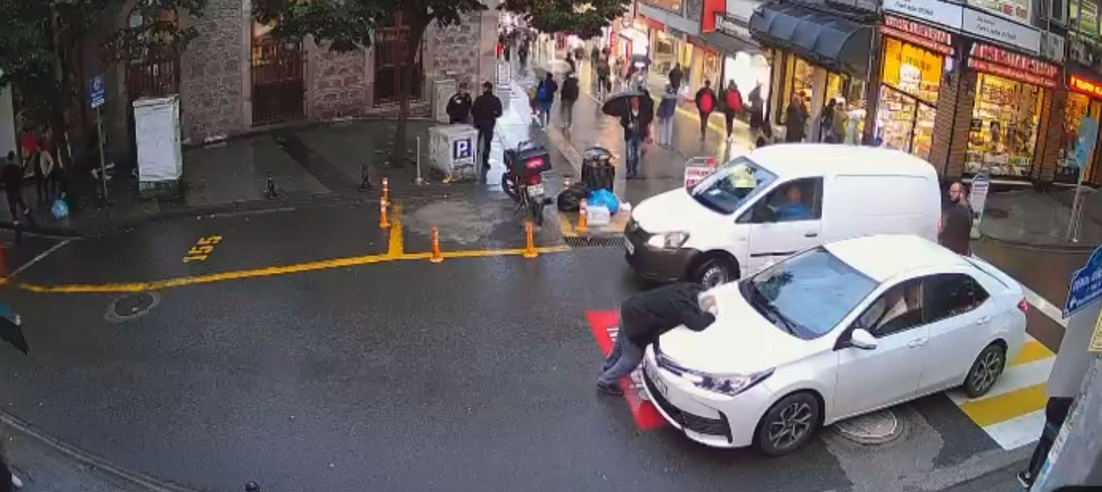 Giresun'da bir garip kaza! Kimse ne yaptığına anlam veremedi