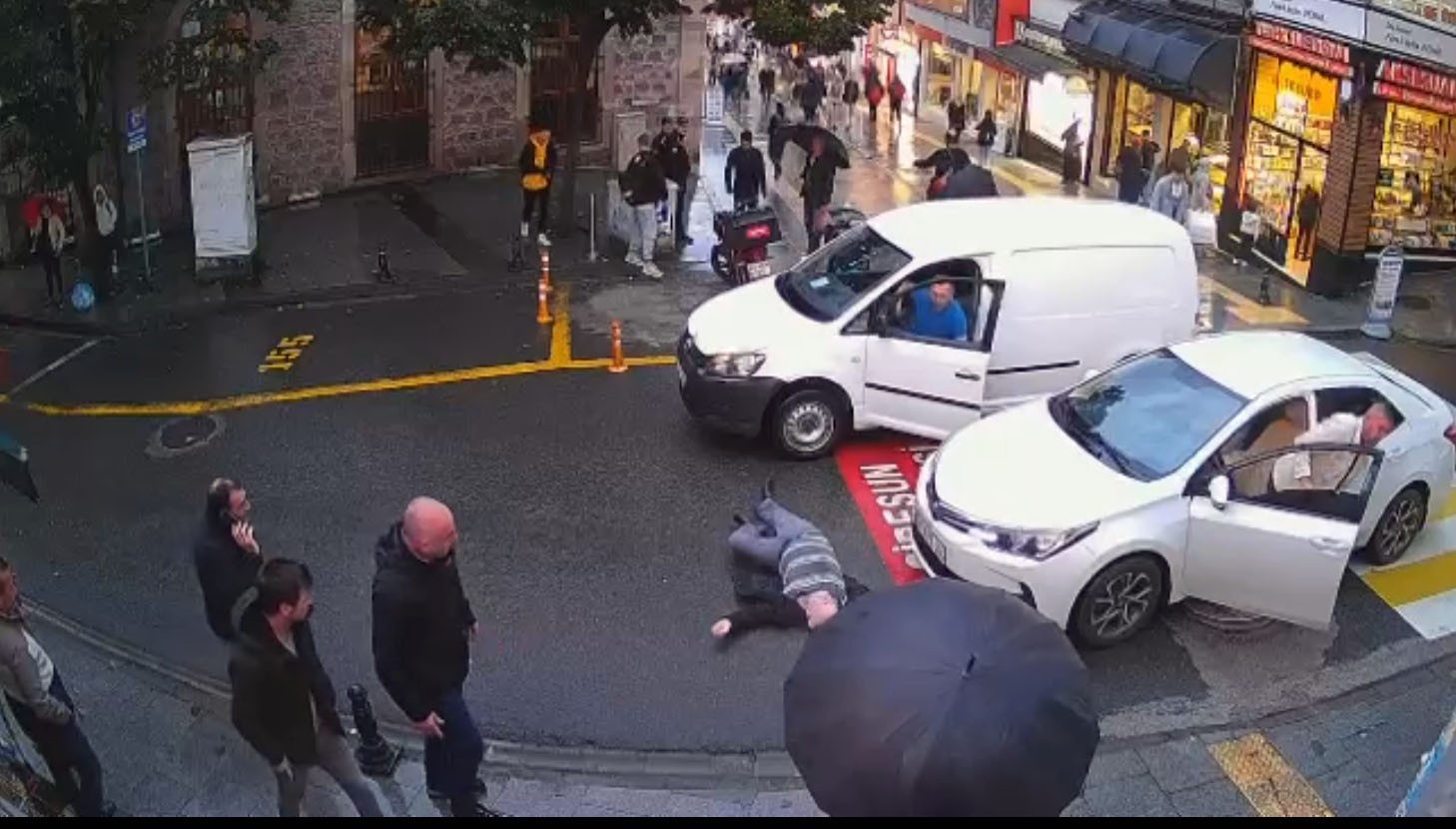 Giresun'da bir garip kaza! Kimse ne yaptığına anlam veremedi