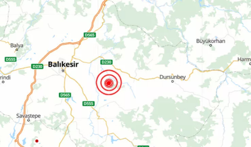 Balıkesir'de korkutan deprem! AFAD açıkladı