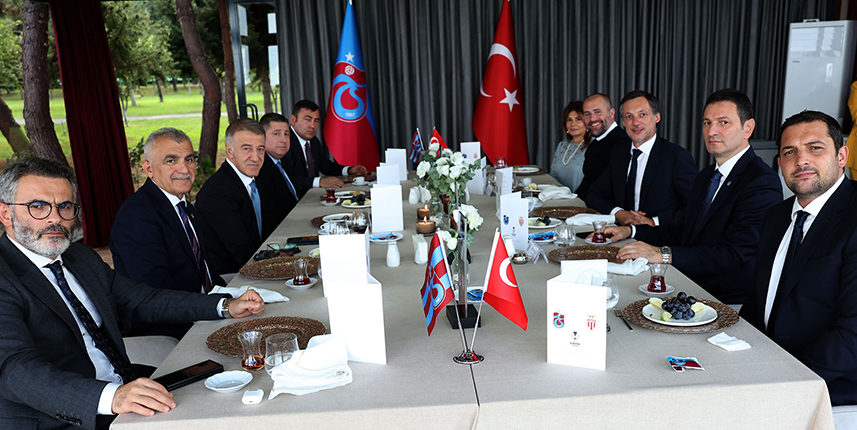 Trabzonspor'dan Monaco'ya dostluk yemeği