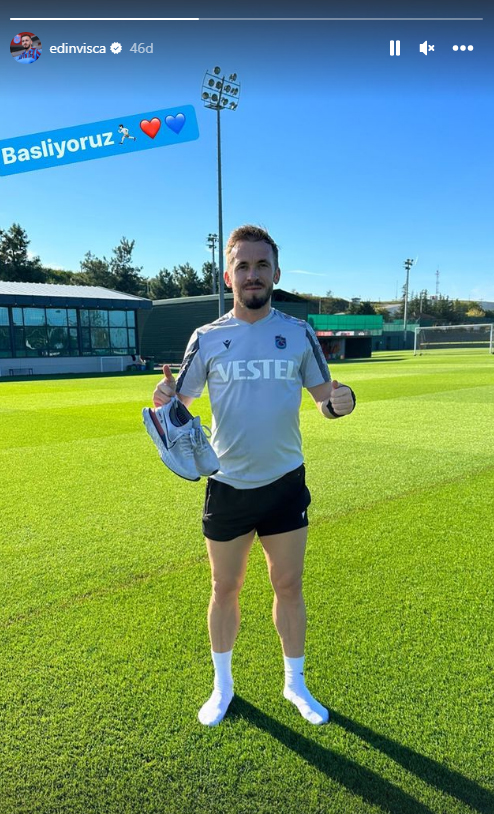 Trabzonspor’da Edin Visca gelişmesi