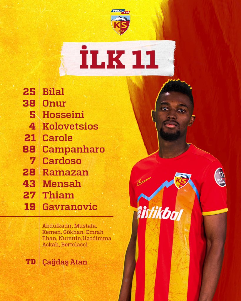 Trabzonspor’un Kayserispor maçı ilk 11’i belli oldu!