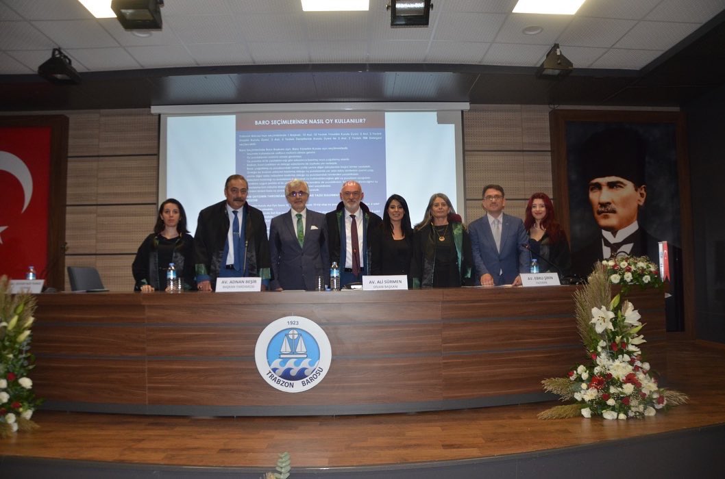 Trabzon Barosu'nun yeni başkanı belli oldu