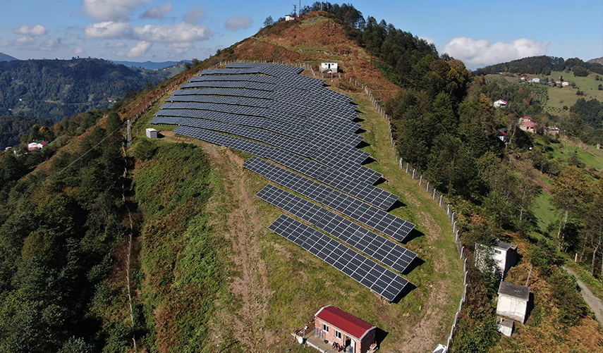 Trabzon'daki GES sistemi örnek oldu