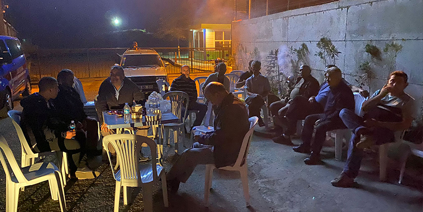 Giresun'da çöp tesisinin kapatılma kararının uygulanması için nöbet tutuldu