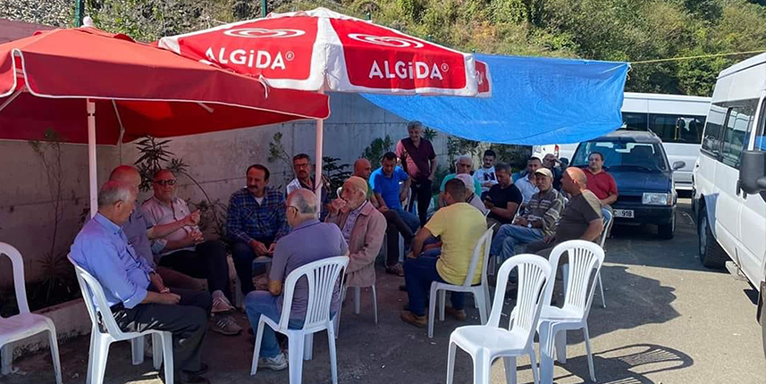 Giresun'da çöp tesisinin kapatılma kararının uygulanması için nöbet tutuldu