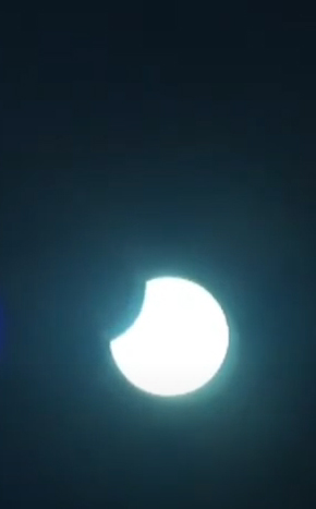 Trabzon'da güneş tutulması böyle görüntülendi