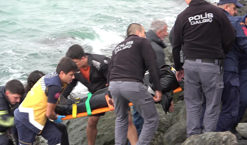 Mektuba ölüm tarihini yazıp kayalıkların üstüne çıktı