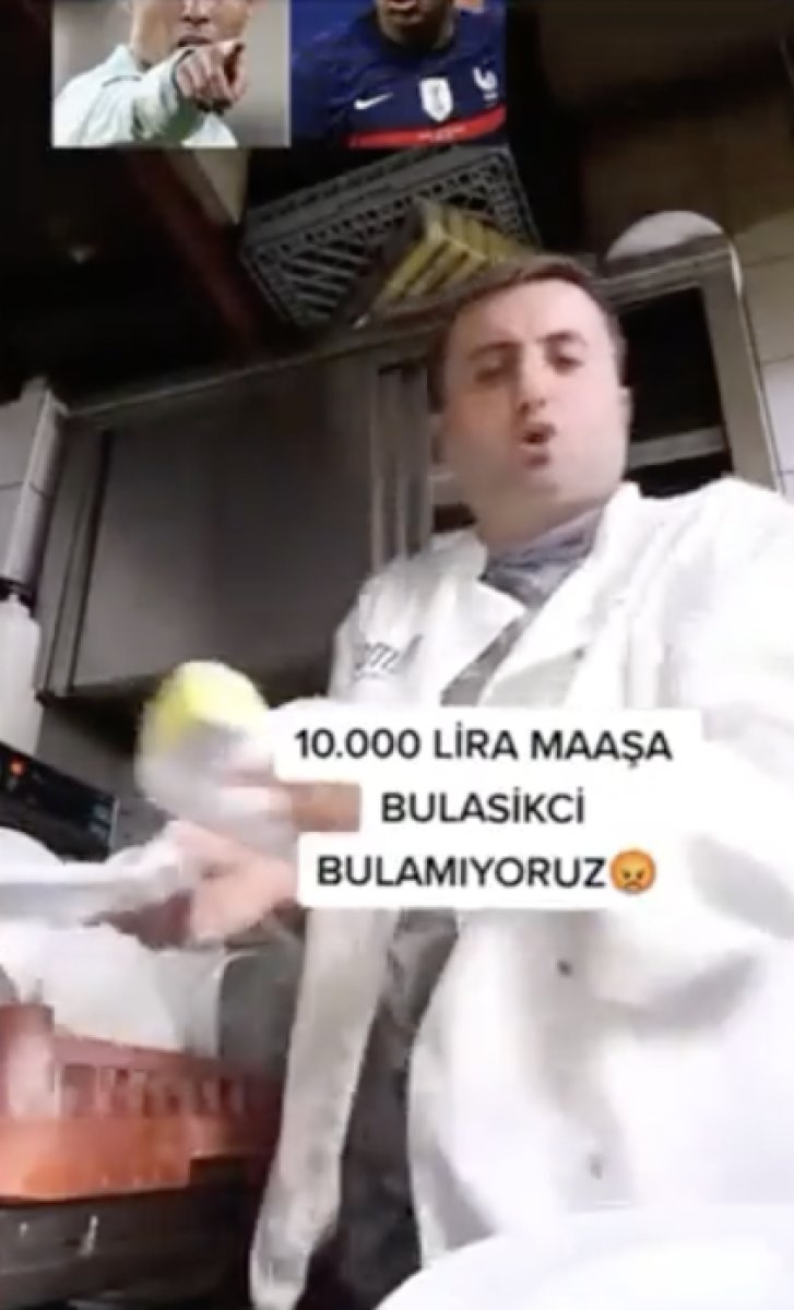 MasterChef Kayhan "10 bin TL maaşla çalışacak bulaşıkçı bulamıyoruz" diyerek isyan ett