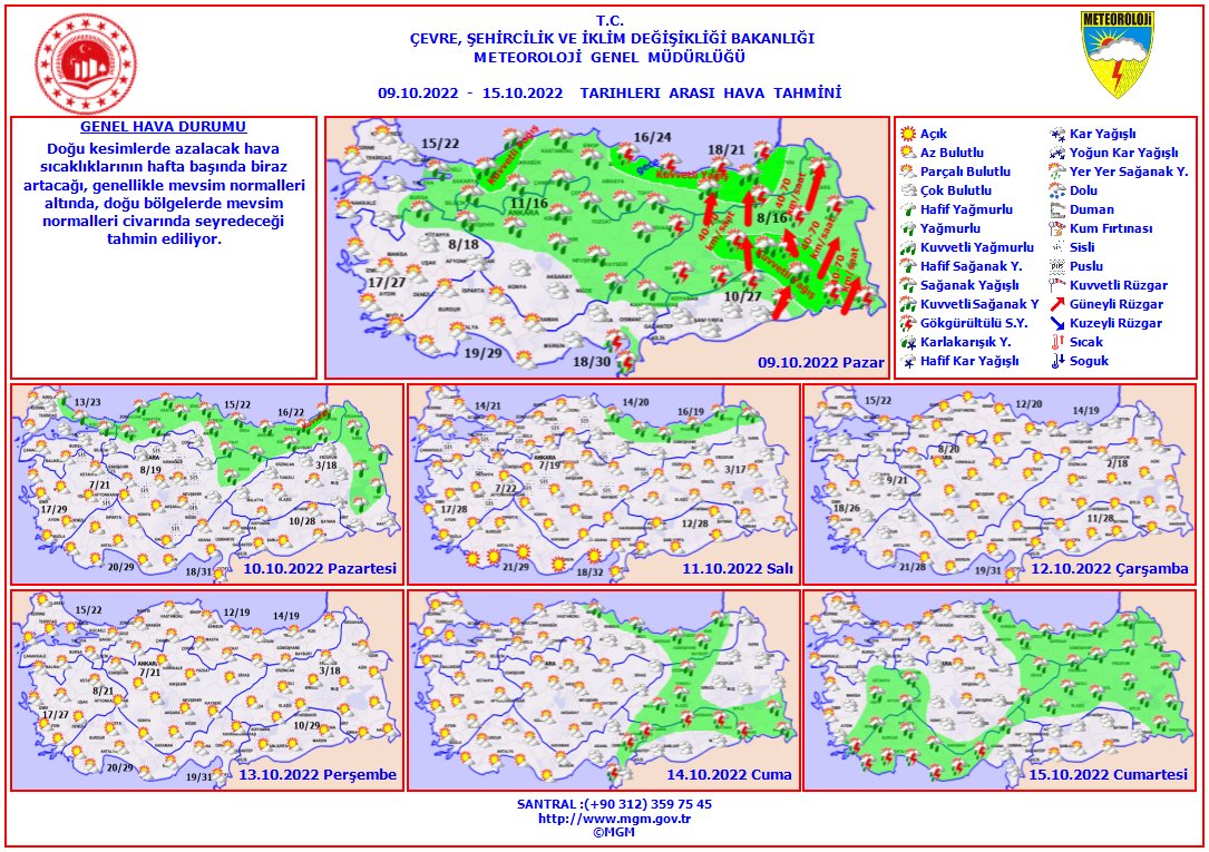 Doğu Karadeniz için kuvvetli yağış uyarısı
