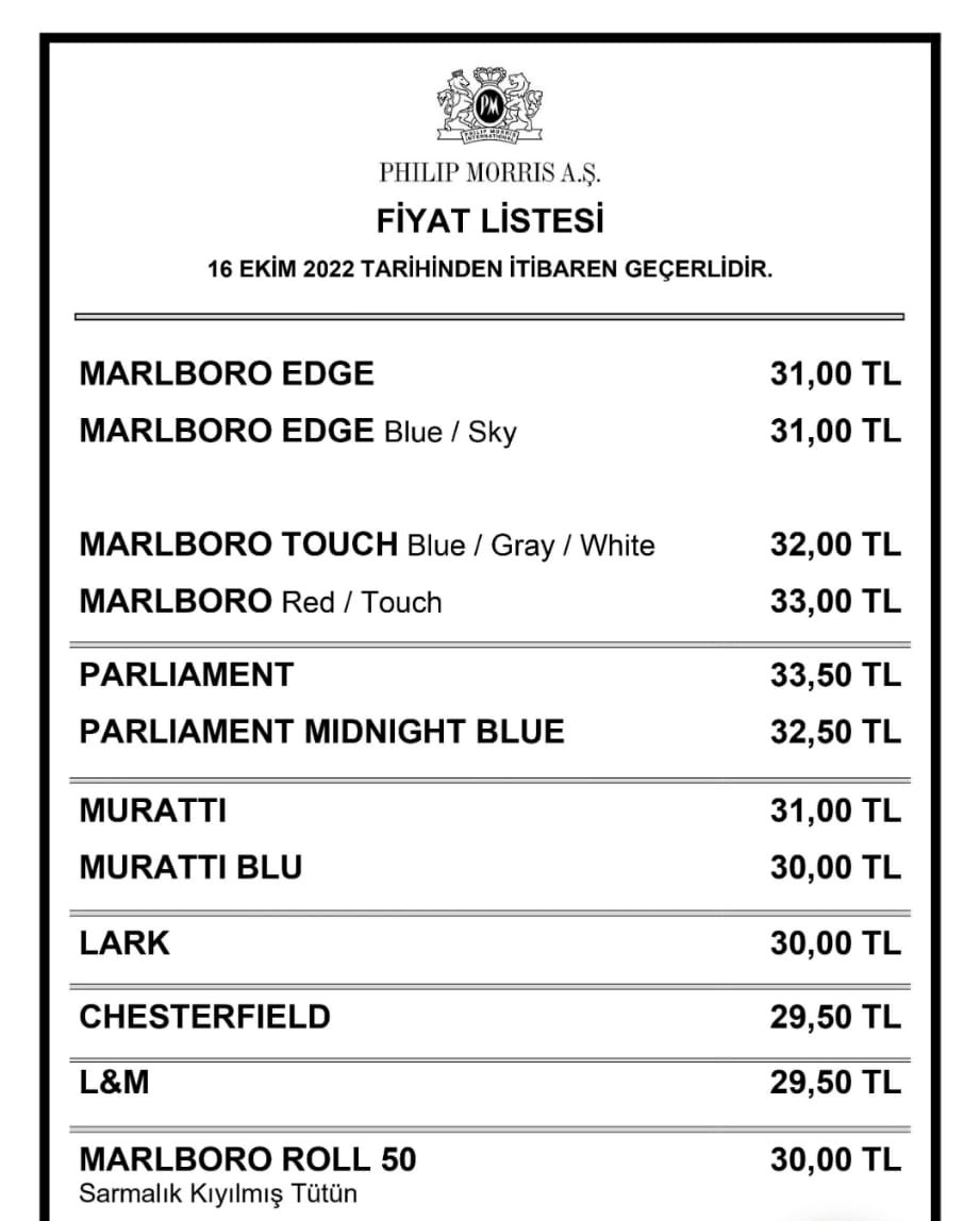 Sigaraya zam geldi, işte yeni fiyatlar