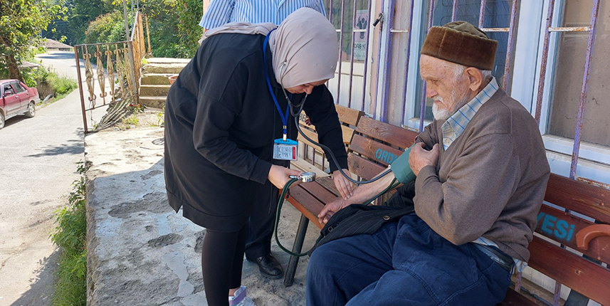 Ordu'da mobil sağlık tarama aracı vatandaşlara ulaştırılıyor 