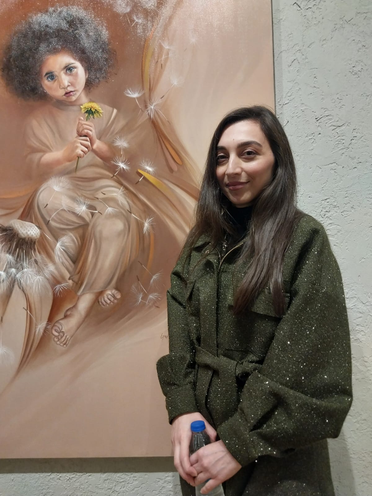 Trabzonlu resim sanatçısı Esra Aydın ilk kişisel sergisini memleketi Trabzon’da açtı (1)