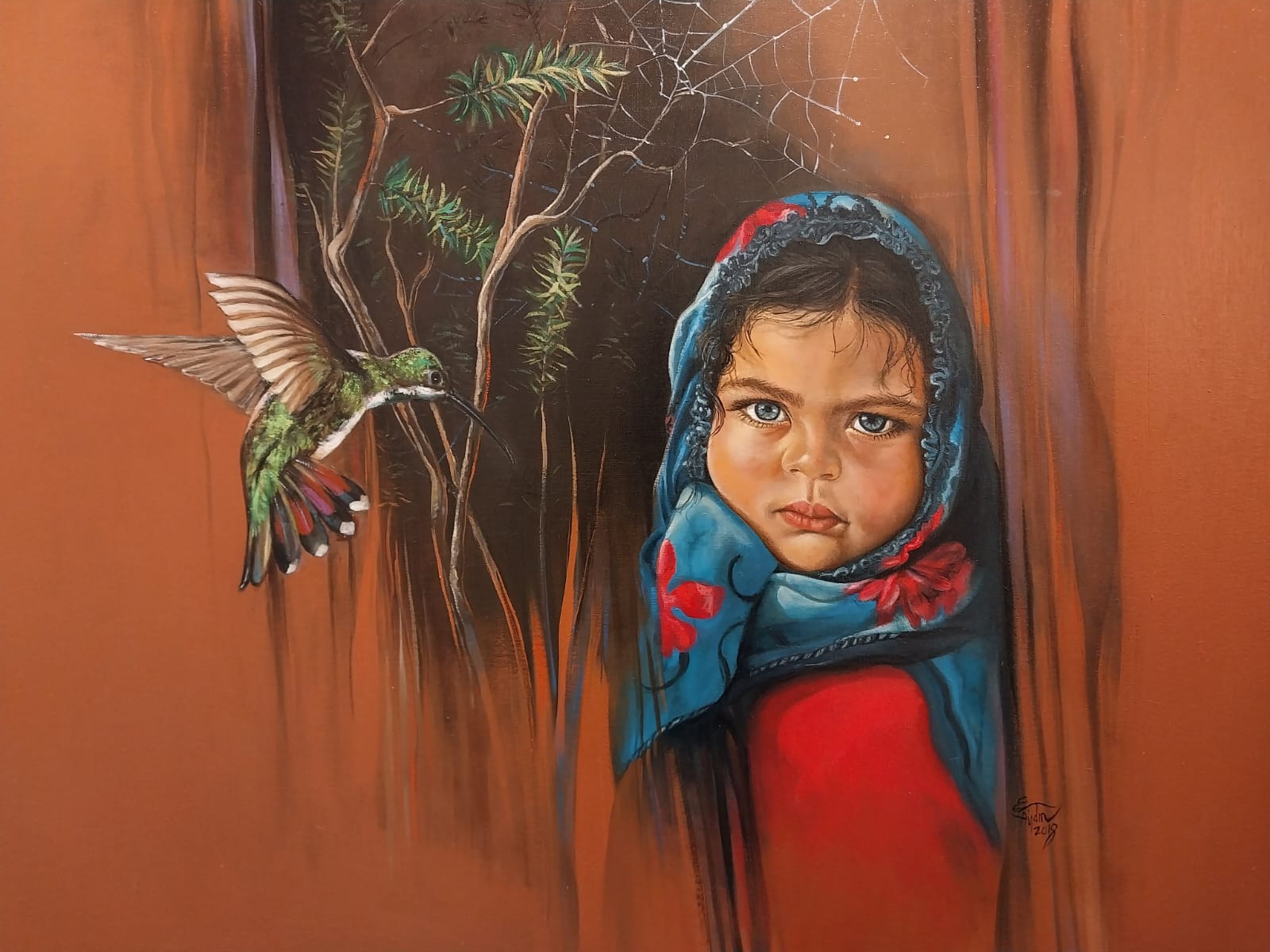 Trabzonlu resim sanatçısı Esra Aydın ilk kişisel sergisini memleketi Trabzon’da açtı (3)