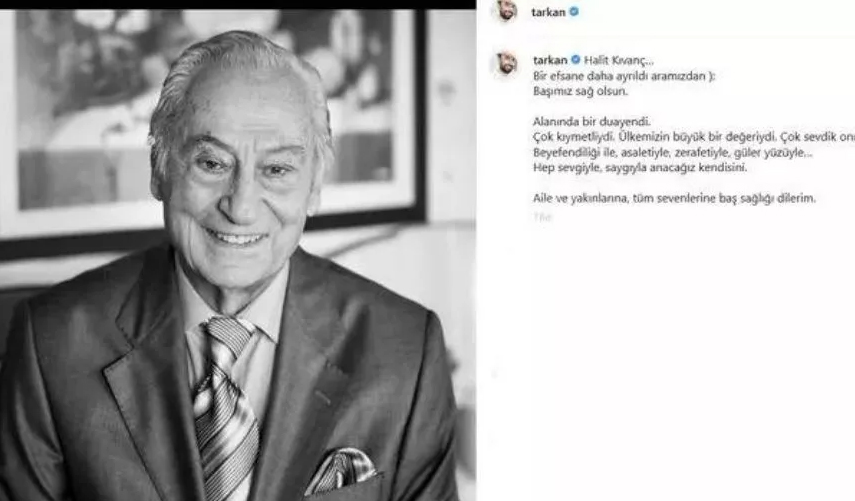 Tarkan'dan duygulandıran Halit Kıvanç paylaşımı