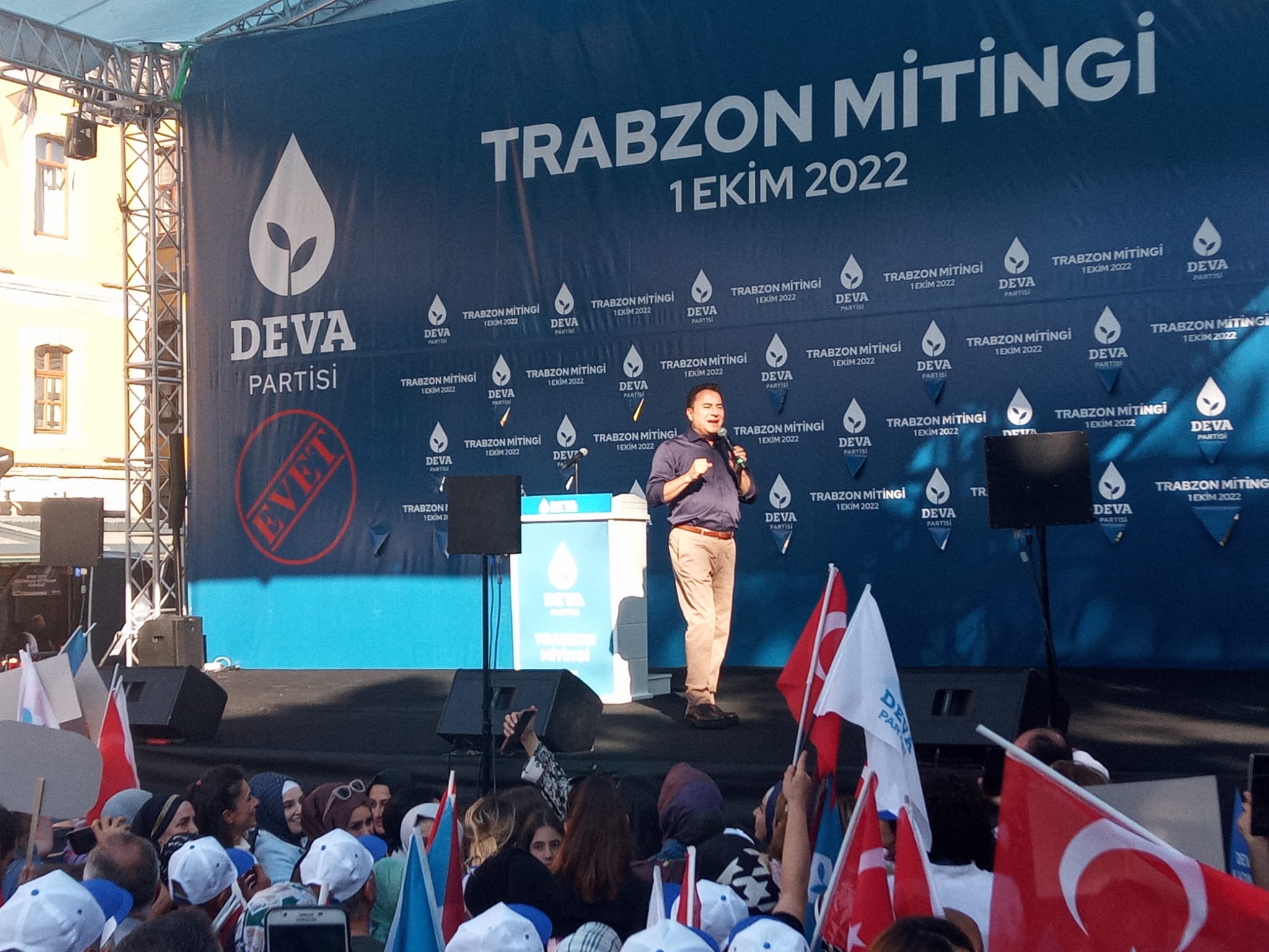 DEVA Partisi Genel Başkanı Ali Babacan Trabzon'da - Canlı Yayın