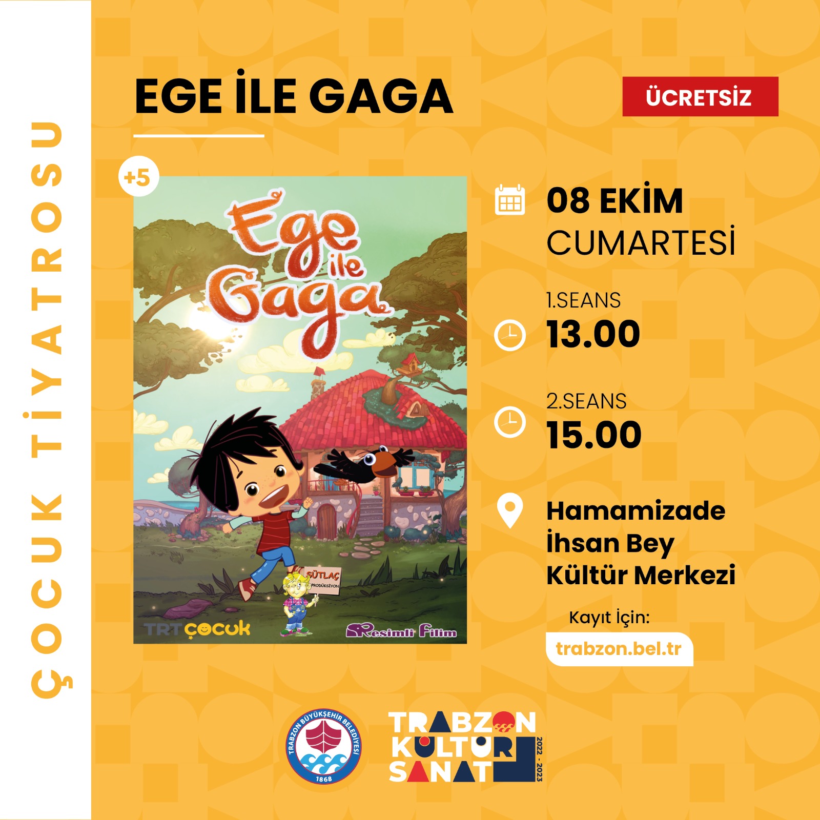 Trabzon'da Ekim ayı etkinlik programı açıklandı