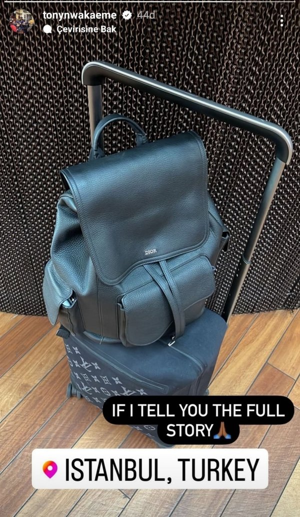 Nwakaeme'den sürpriz paylaşım! İstanbul'a geldi