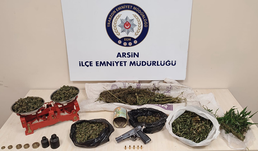 Trabzon’da uyuşturucu operasyonu!