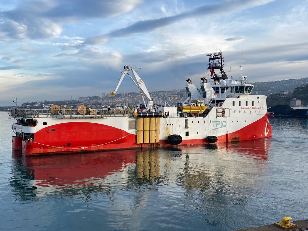 Barbaros Hayrettin Paşa Trabzon Limanı'ndan ayrıldı