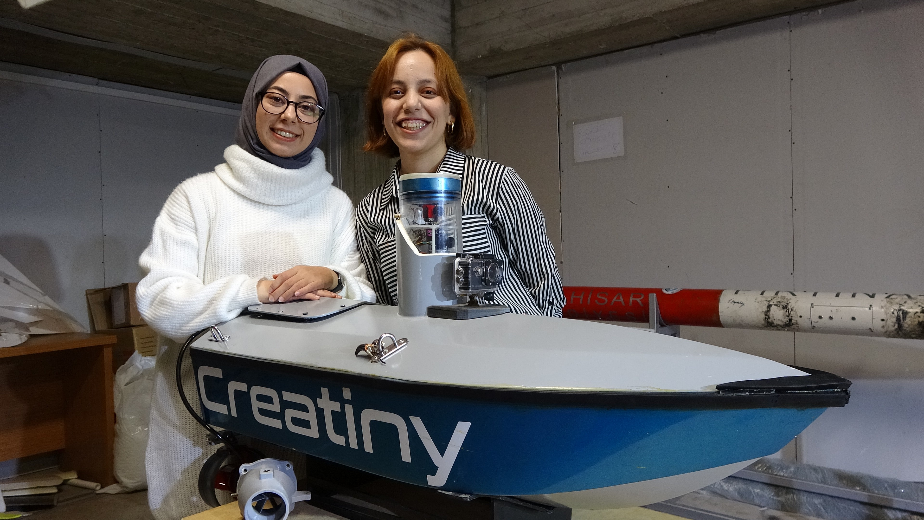 Trabzon'da öğrenciler üretti! Mavi vatanı koruyacak