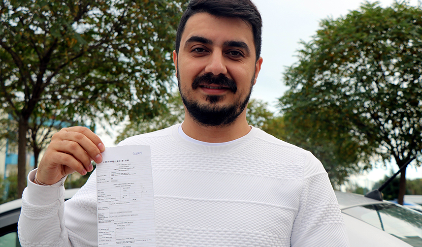 Samsun'da fıkra gibi trafik cezası: Nedenini görünce güldüm