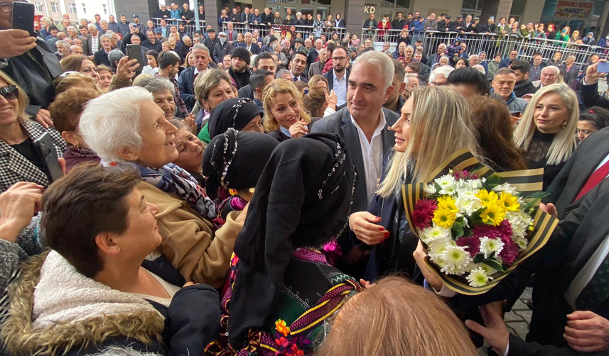 Dilek İmamoğlu, Beşikdüzü’nden önemli mesajlar verdi