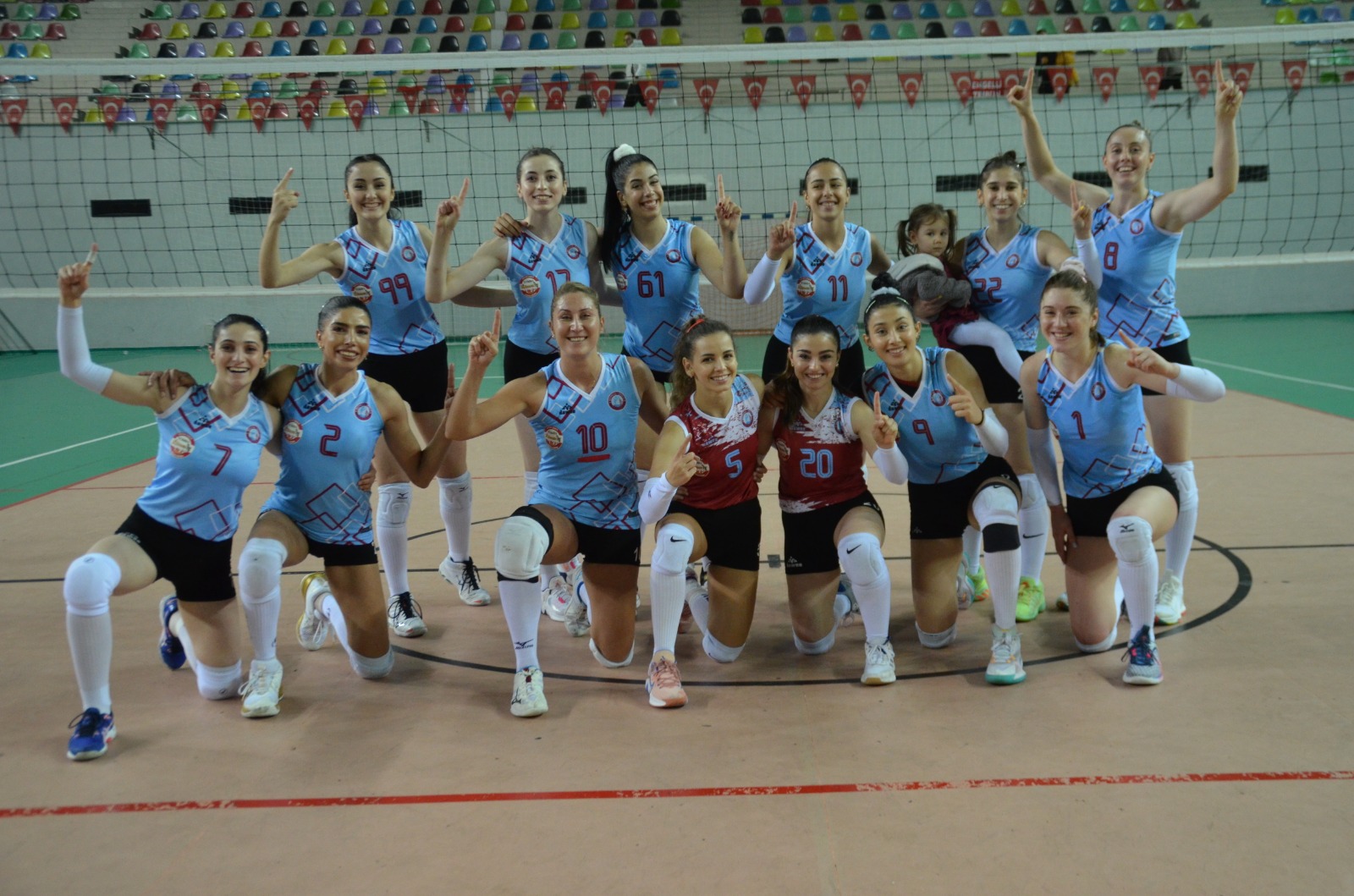 Bordo mavi gücünü gösteri