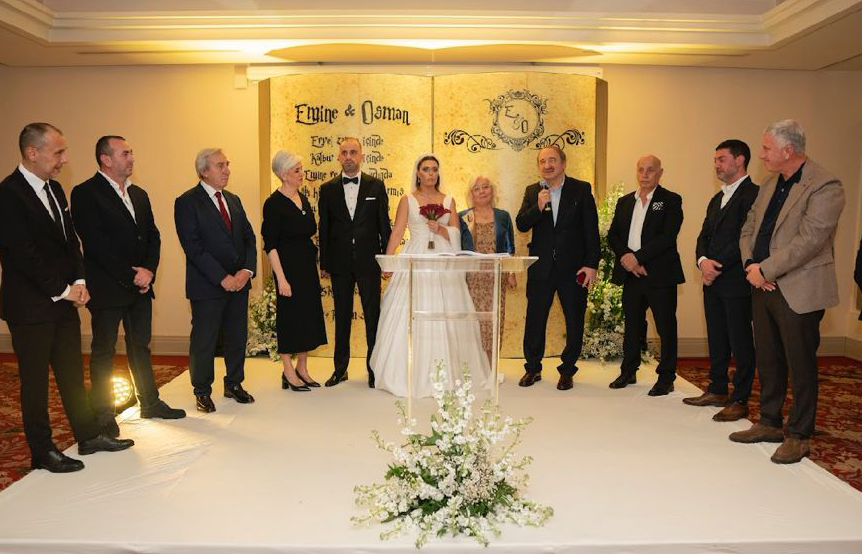 İskender ve Saral ailelerinin mutlu günü! Emine ve Osman ömür boyu mutluluğa ‘evet’ dedi