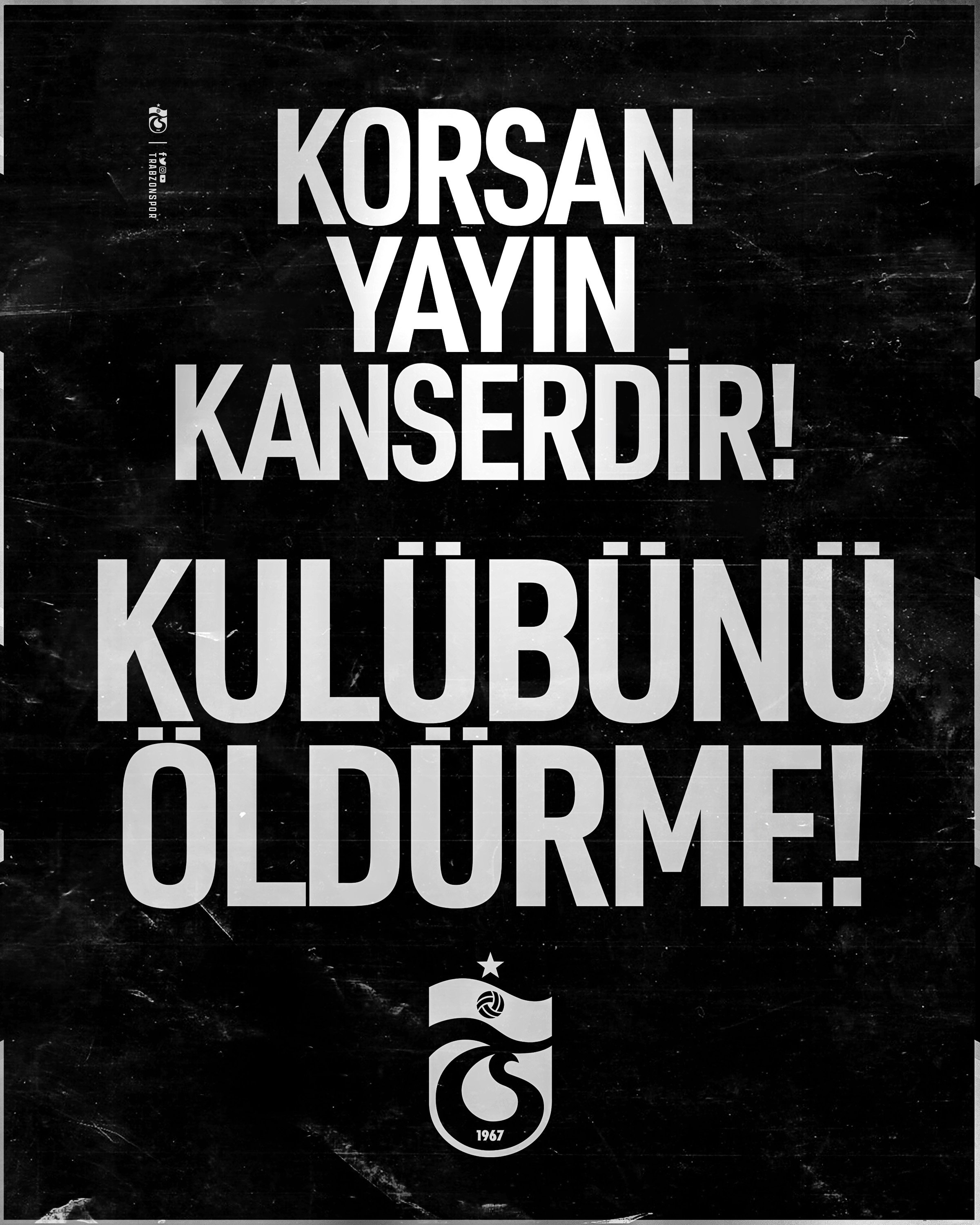 Trabzonspor'dan korsan yayıncılığa tepki! Kulübünü öldürme