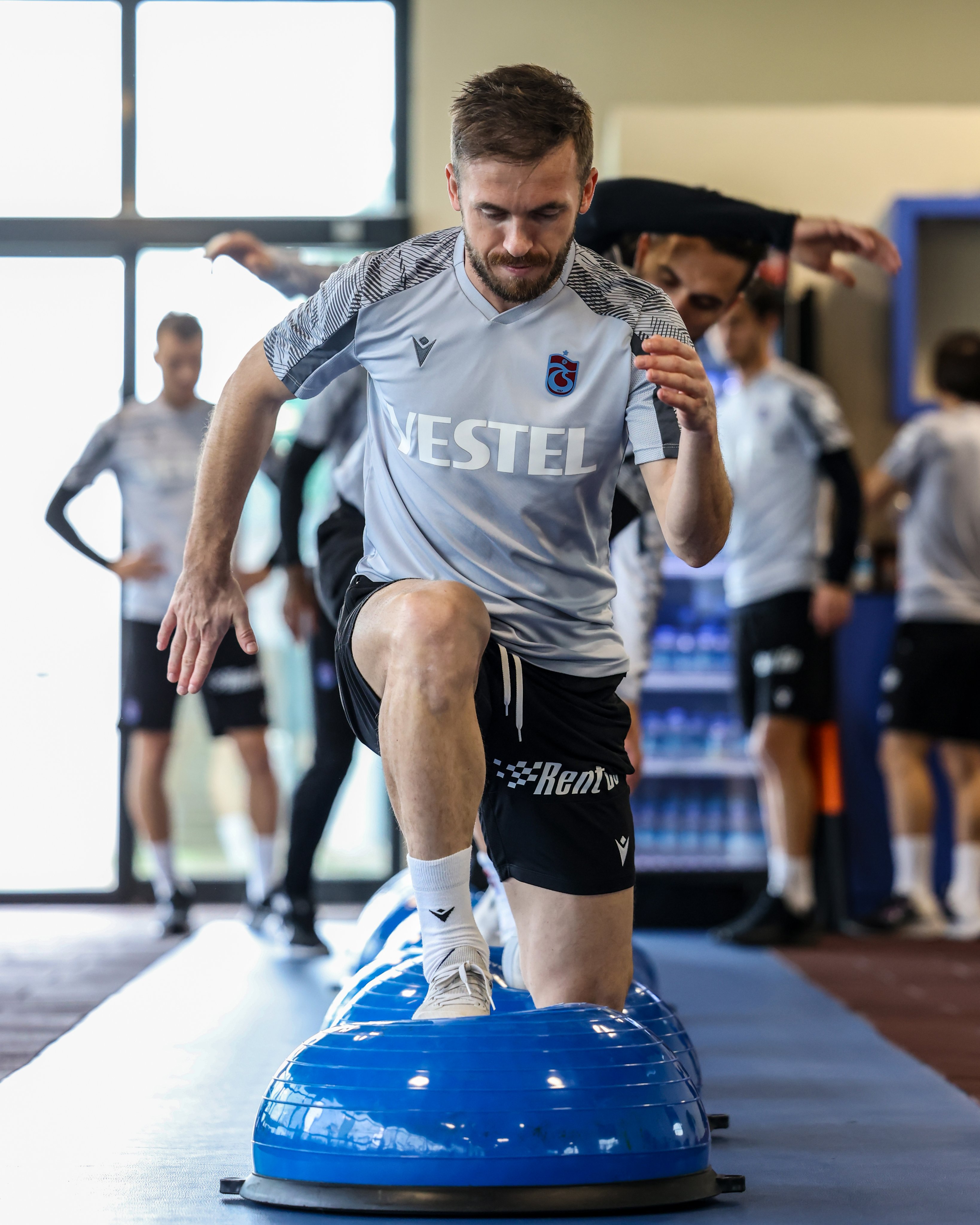 Trabzonspor’da sabah antrenmanı tamamlandı