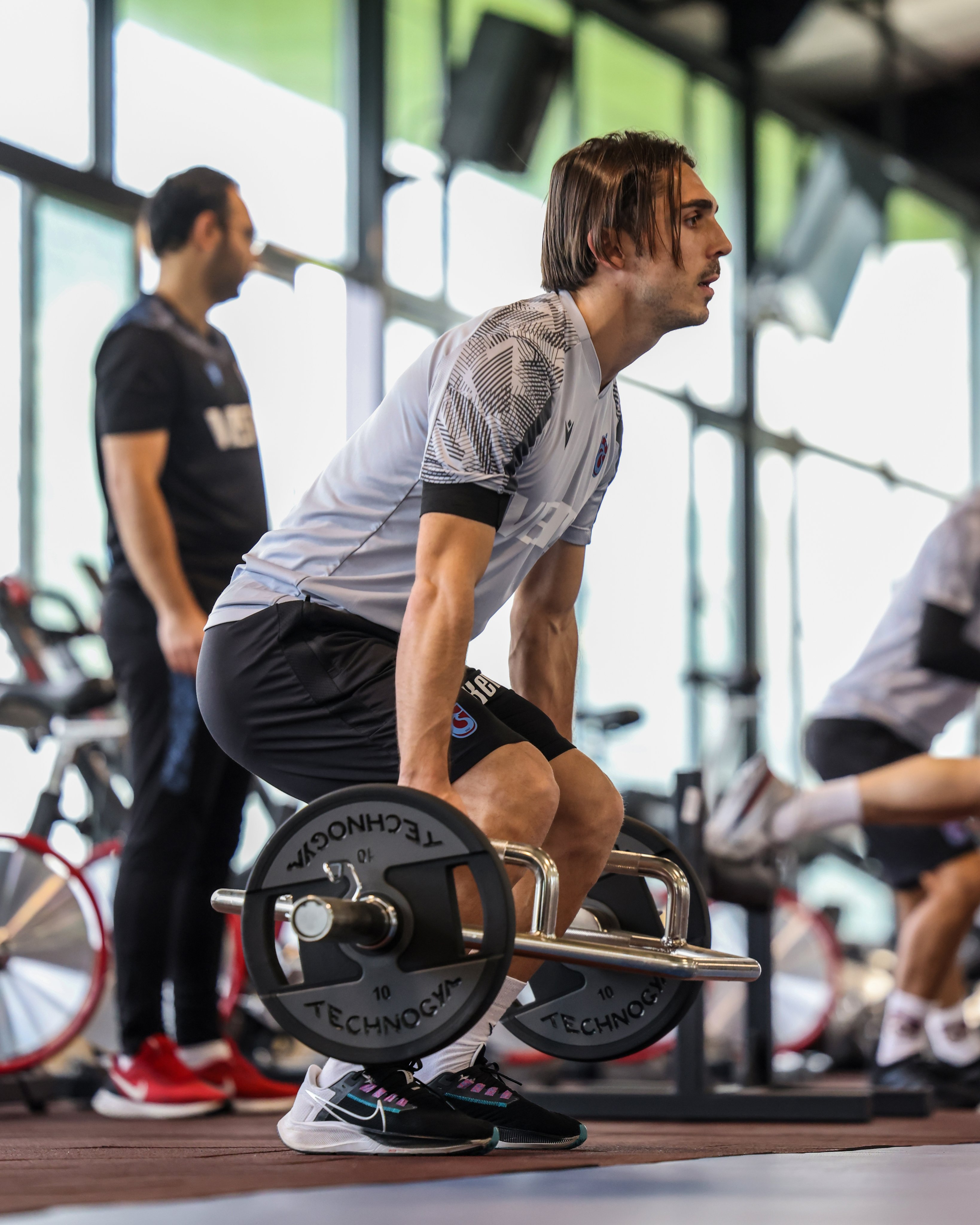 Trabzonspor’da sabah antrenmanı tamamlandı