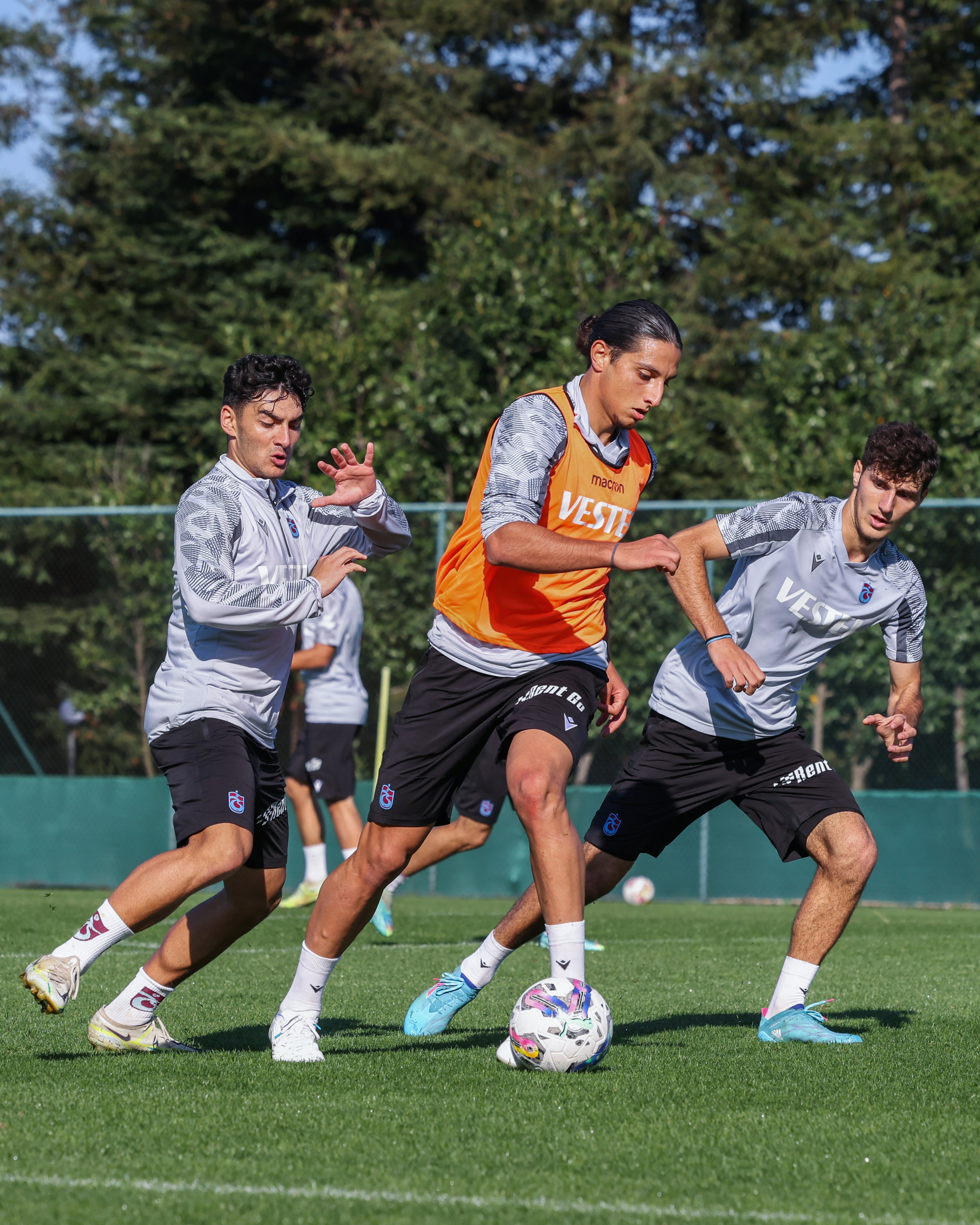 Trabzonspor’da sabah antrenmanı tamamlandı