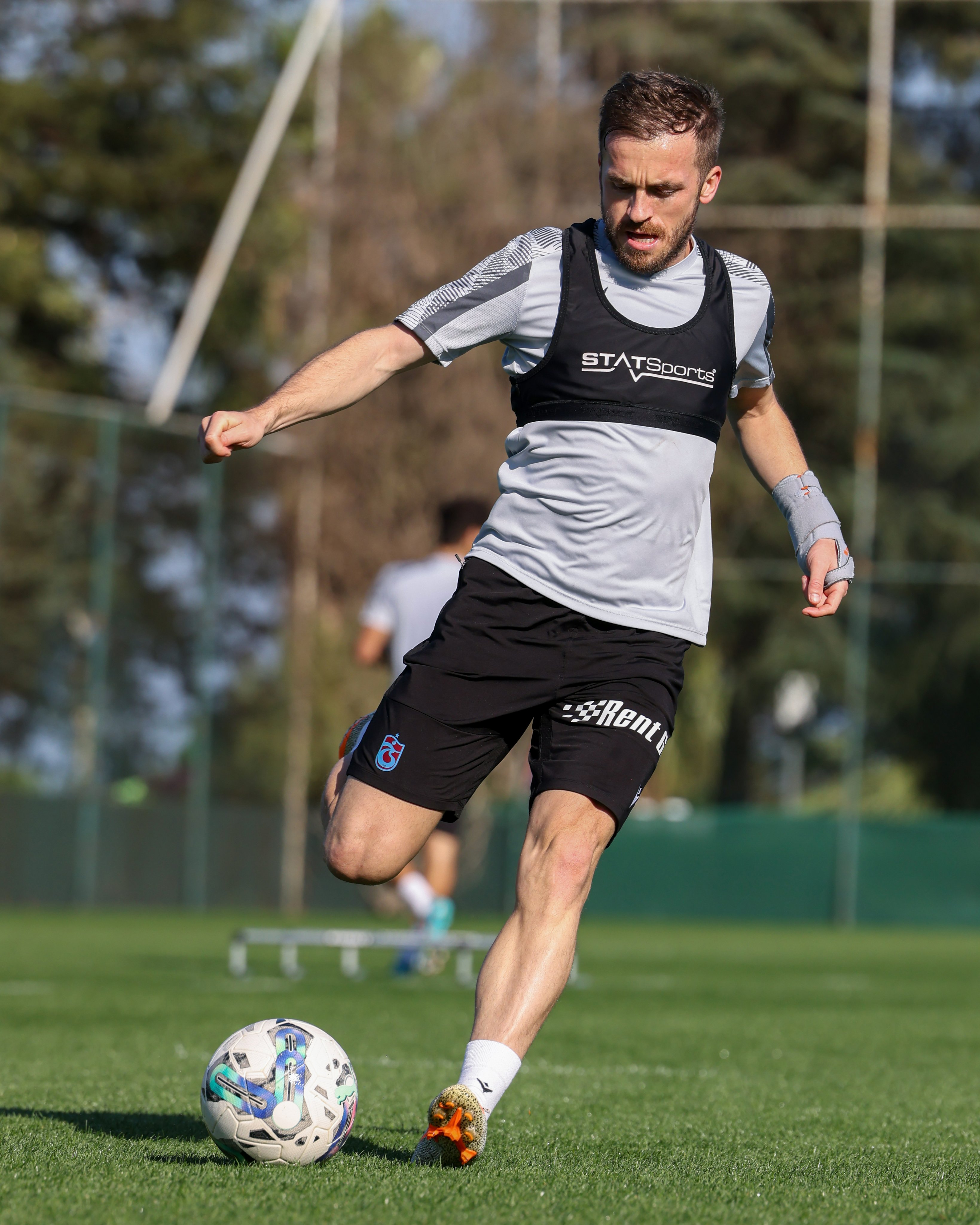 Trabzonspor’da sabah antrenmanı tamamlandı