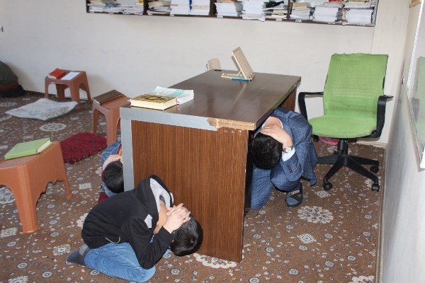 Hakkâri'de deprem tatbikatı