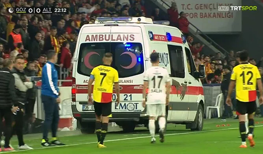 İzmir'de olaylı maç yarıda kaldı! Kaleciye korner direği ile saldırdılar