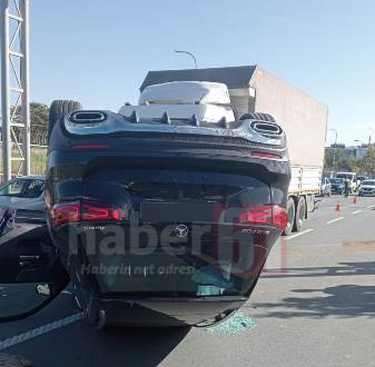 Trabzon’da otomobil takla attı! Yaralılar var