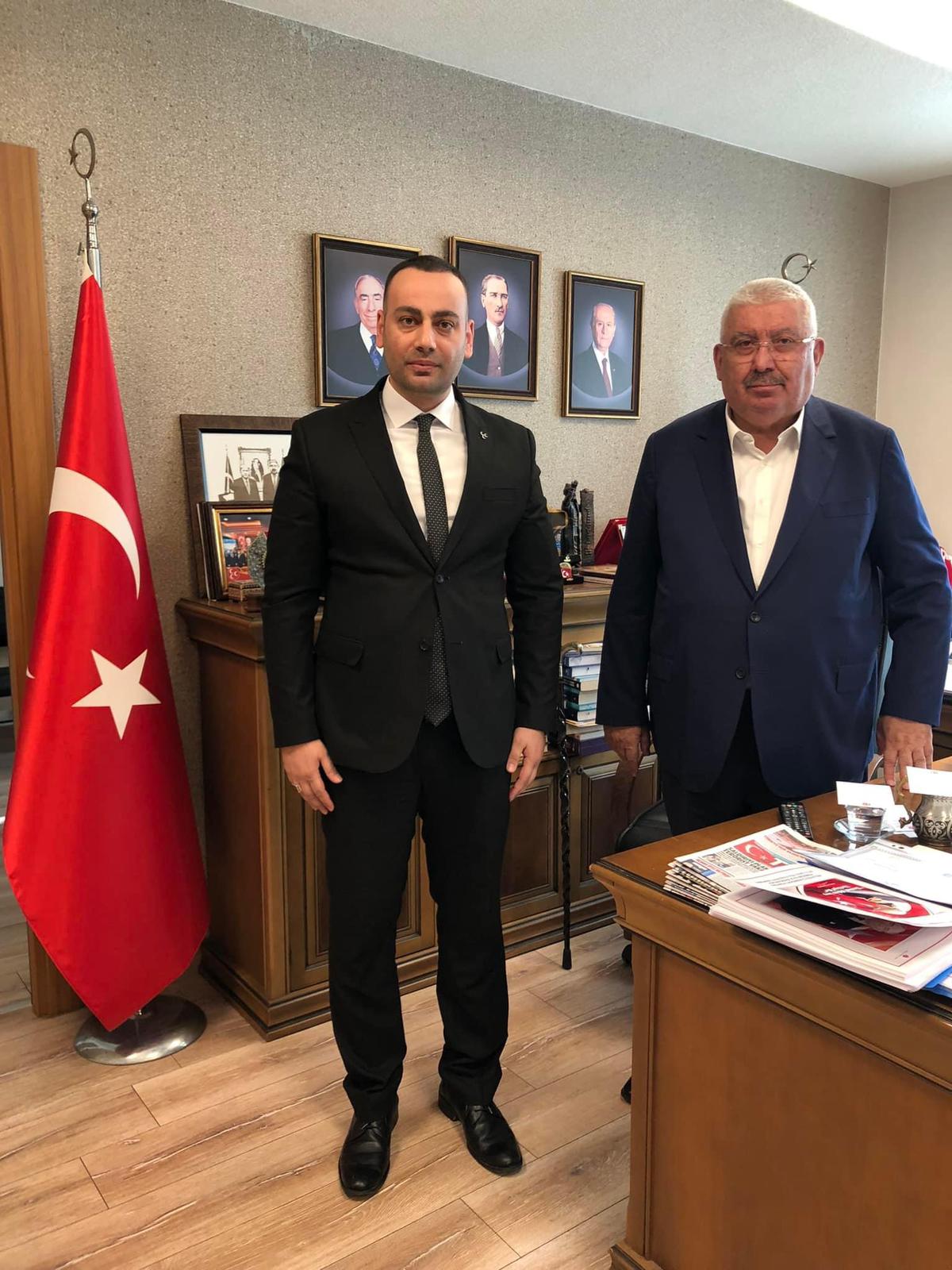 MHP Ortahisar İlçe Başkanı Murat Gedikli'den Bakan Soylu'ya ziyaret