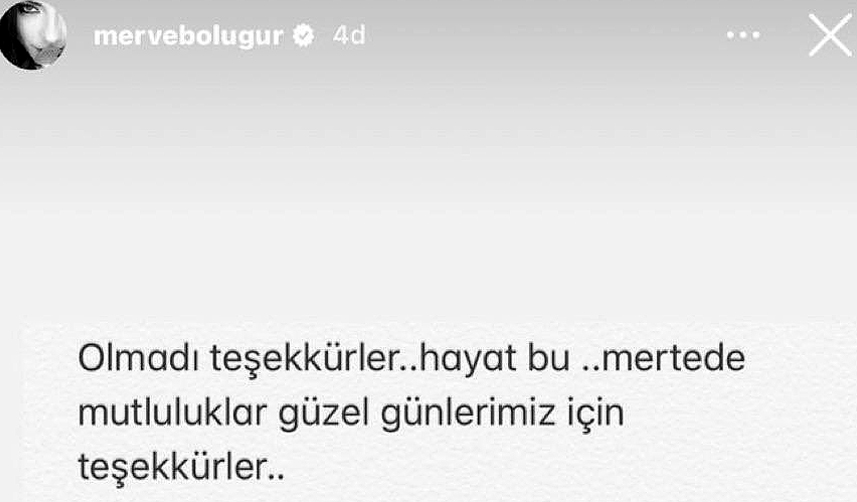 45 günlük eşinden ayrılan Merve Boluğur'un ilk işi bakın ne oldu!