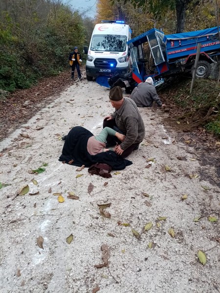 Ordu'da pat pat kazası! 2 kişi yaralı