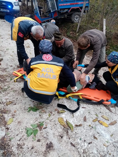 Ordu'da pat pat kazası! 2 kişi yaralı